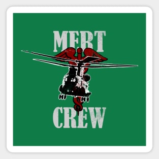 CH-47 Chinook Mert Crew (Front & Back logo - Distressed) Magnet